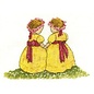 Kruissteekpakket - Flower Girls - 18x13cm