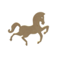 MDF Figuur Sierlijk Paard 15 cm