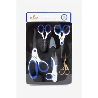 DMC set scharen soft grip met etui 5 delig