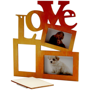 Houten Lijst Love 19,7x16 cm