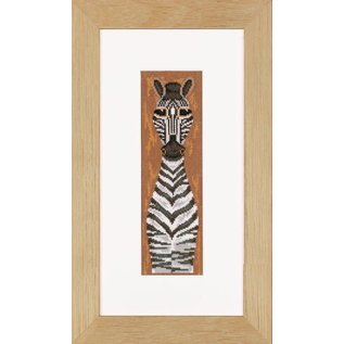 LanArte - Kruissteekpakket -Zebra - 9x31cm