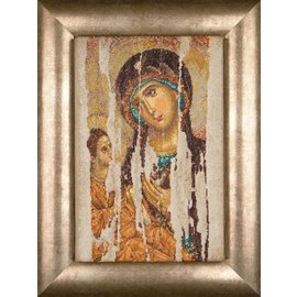 Borduurpakket - Thea Gouverneur - Mother of God Icoon - 22 cm x 33,5cm