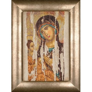 Borduurpakket - Thea Gouverneur - Mother of God Icoon - 22 cm x 33,5cm