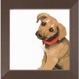 Telpakket kit Schattig hondje 20x20cm