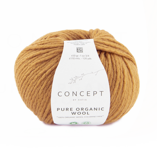 PURE ORGANIC WOOL 53 Mosterd bad 54346