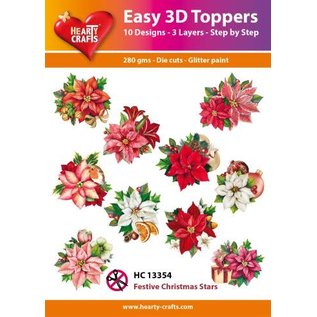 Easy 3D Designs pakket Festive Christmas Stars