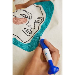 Kit punch needle - Portret Line Art - Gift of stitch