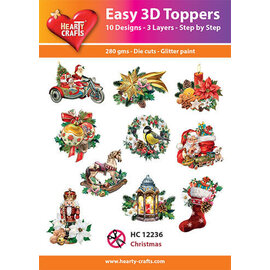 Easy 3D-Toppers - Christmas