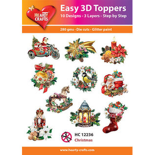 Easy 3D-Toppers - Christmas