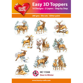 Easy 3D Designs pakket Deer in Winter