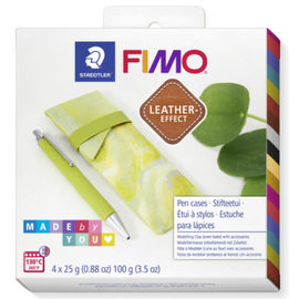 Fimo Leather DIY Pennen etui