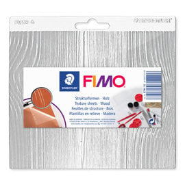 Fimo structuurvorm wood