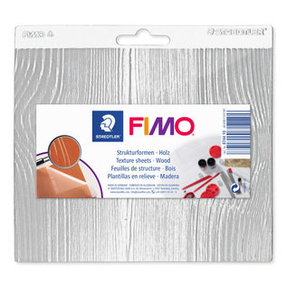 Fimo structuurvorm wood