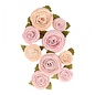 9 Papier rozen bloemen  - Secret Garden -