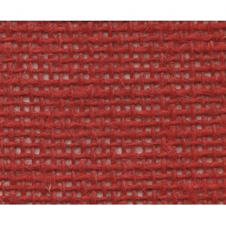 Jute 130x100cm verpakt rood