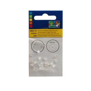 French wire keepers - Oorbelstoppers 36st