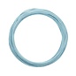 Aluminium wire embossed round 2mm 30m ice blue