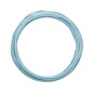 Aluminium wire embossed round 2mm 30m ice blue