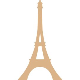 MDF Eiffel toren 3mm
