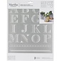 Martha Stewart • Zelfklevend stencil detail monogram 2stuks