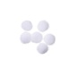 Pompons 5mm 40pcs Wit