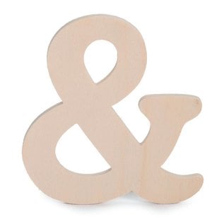 Uitgesneden houten letter & 10,8cmx5mm