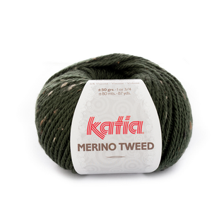 MERINO TWEED 310 Donker groen bad 587826