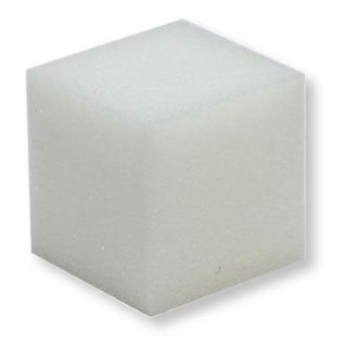 Durable Schuimrubber kubus 8x8 cm 100% polyether kleur wit - PER KUBUS