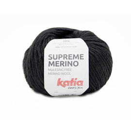 SUPREME MERINO 93 Zwart bad 32966