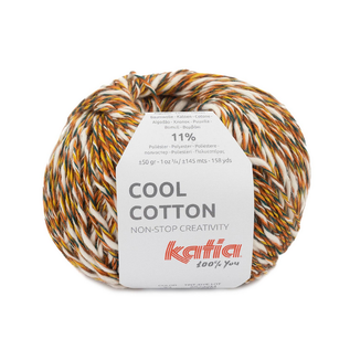 COOL COTTON 83 Donker oranje-Groen blauw-Intens oranje-Geel bad 55732M