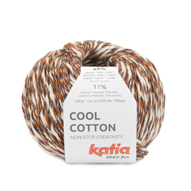 COOL COTTON 82 Donker oranje-Beige-Blauw bad 55731M