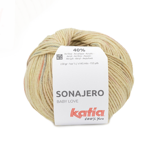 SONAJERO 210 Oker-Medium blauw-Lichtroze bad 55640A