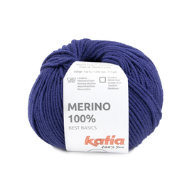 MERINO 100%  51 Medium blauw bad 47721