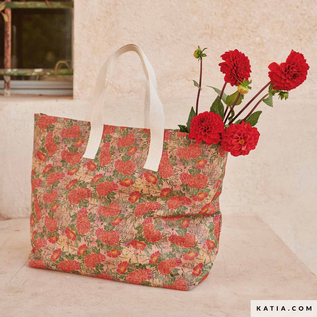 Katia Kurk Print Andalusian Patio Cork per meter