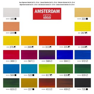 Amsterdam Standard Series acrylverf set 24 x 20 ml