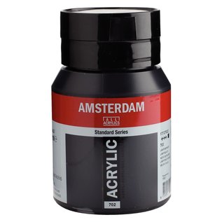 Amsterdam acrylverf pot 500 ml Lampenzwart 702
