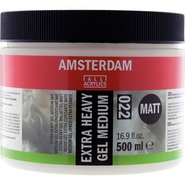 Extra heavy gel medium mat 022 pot 500 ml