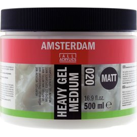 Heavy gel medium mat 020 pot 500 ml