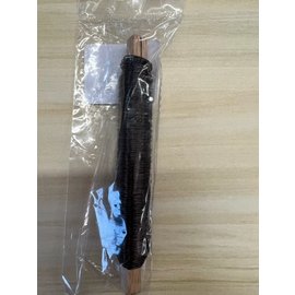 BINDDRAAD - WIKKELDRAAD ZWART 0.50mm 100gr.