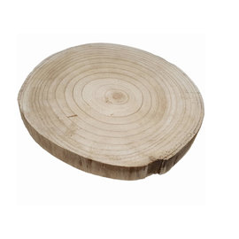 HOUTSCHIJF PAULOWNIA D30 H3CM NATUREL