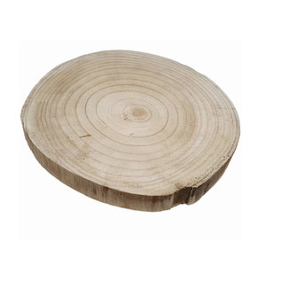 HOUTSCHIJF PAULOWNIA D30 H3CM NATUREL