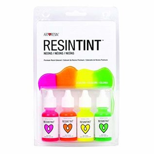 alcohol inkt - ResinTint Neons - 4 delig