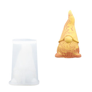 Siliconen mal 10,5cm x 7cm - Gnome - Kabouter