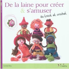 Boek De la laine pour créer & s'amuser