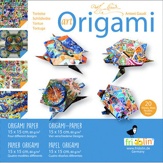 Art Origami - Antoni Gaudi - Schildpad