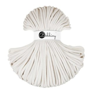 Bobbiny jumbo 9mm 100m Off White