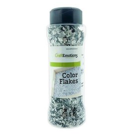 Color Flakes - Graniet Wit Zwart Paint flakes 90gr