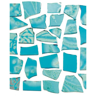 Retro-Mosaic 100g turquoise/silver