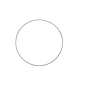 Metalen dromenvanger ring 30cm zwart