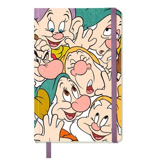 De zeven dwergen Beige Notebook Seven Dwarfs Together